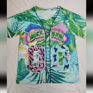 Belair Men's Size XL Green button front shirt #E002